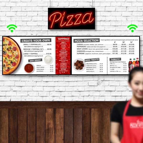 Digital Menu Board - 2 screen